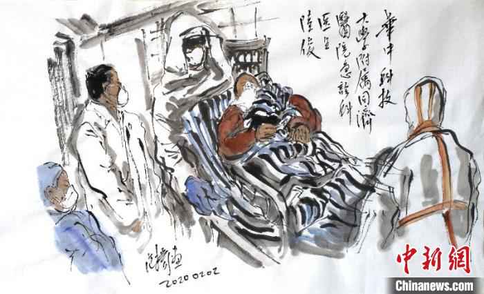  “为奥运喝彩”艺术总顾问范扬创作100多幅“战疫”画作